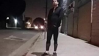 Gay latino bubble butt selling my holes in the street