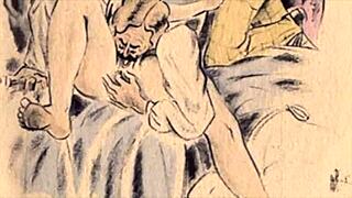 hey, ever seen a vintage erotic illustration this steamy before?