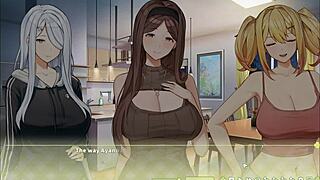 Summer clover harem hentai game ep 2: sexy boss offers a quickie if we're horny