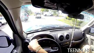 Just a casual day when teen Ava Taylor trades sex for cash. She’s barely legal!