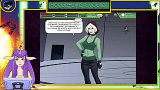 X-Men Rogue Gets Monster Cock In Shower