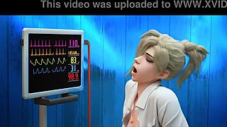 overwatch mercy hmv pmv - fireflies blowjob scene 🔥