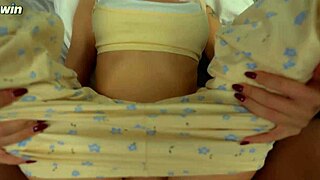 Fed sleeping stepsister cum from huge cock in tight pussy