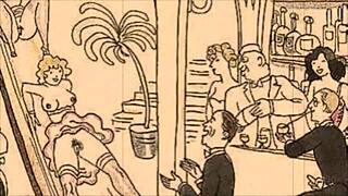 Hey, ever seen such a steamy vintage erotic drawing?