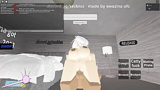 Big Ass Slut Rides Monster Cock in Roblox