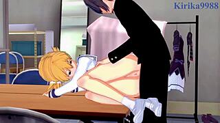 Chiaki Kanda Vs Kotone Hara In Intense Hentai Creampie