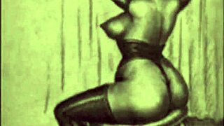 Hey, ever seen such a steamy vintage erotic drawing?