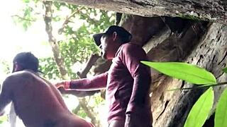 Wow, hardcore sex on the beach!