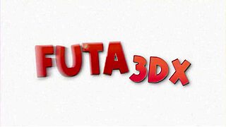 Babysitter Overwhelmed by Huge Futa Cock in Futa3dx