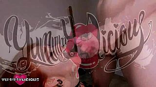 Redhead Witch Gets Cum All Over Her Face After Hard Anal