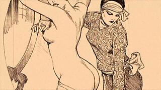 Hey, ever seen such a steamy vintage erotic drawing?
