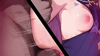 Steamy hentai action with intense creampie finish in animated fantasy