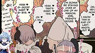 Handsome futanari lady dominates novice magical girl