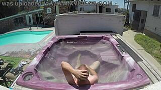 dayanara hot tub pov 3