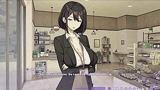 Lovey Dovey with Boss Shizuko in Missionary Sex!