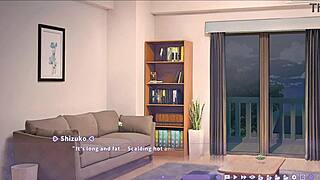 Lovey Dovey with Boss Shizuko in Missionary Sex!