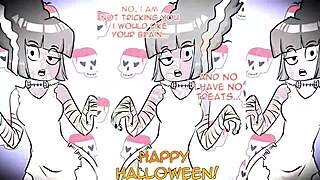 What secrets does this cosplay waifu hide under her costume?