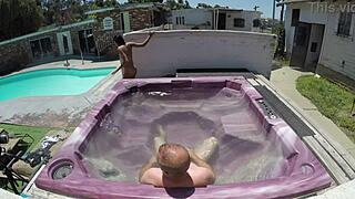 dayanara hot tub pov 3