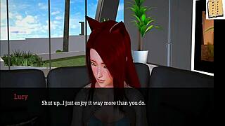 i'm the redhead with big tits playing erotic games