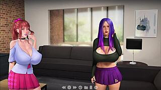 Blowjob from Stepsister Swallowed Every Drop in Wild Hentai Game