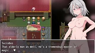 Grace in the Labyrinth Town Part 10: Fingering and Masturbation in Hentai Game