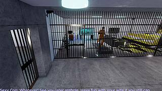 royal bbc prison story features angelicablackwater in anime cartoon with big black tits