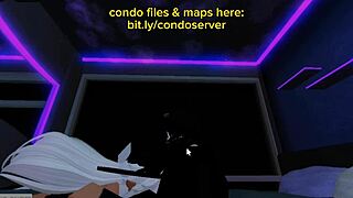 intimate fucking and deepthroat blowjob on the bed