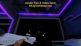 intimate fucking and deepthroat blowjob on the bed