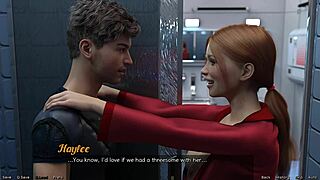 hey, almost busted by big-tits indian milf in space!