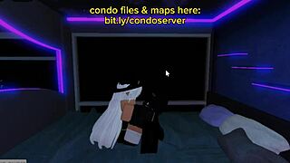 intimate fucking and deepthroat blowjob on the bed