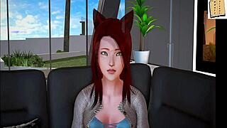 i'm the redhead with big tits playing erotic games