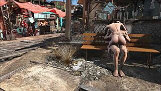 Fallout 4 Game Features Brunette Getting Pounded in Diamond City Public Scene