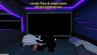 intimate fucking and deepthroat blowjob on the bed