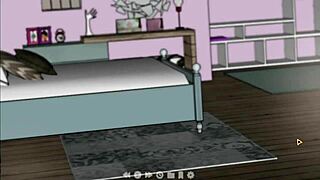 Blowjob from Stepsister Swallowed Every Drop in Wild Hentai Game