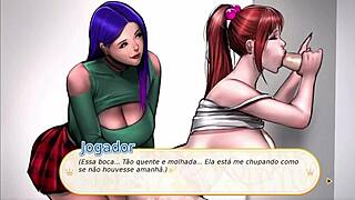 Blowjob from Stepsister Swallowed Every Drop in Wild Hentai Game