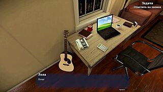 complete gameplay - my sexy neighbor part 1 with big tits milf toys webcam