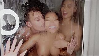 Horny Asians Kazumi and CJ Miles in Wet Threesome Action 😈💦