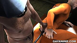 Is This 3D Prisoner Getting Fucked By The Black Cop?
