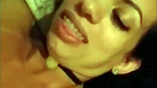 I thought it was just a barbecue but this prostitute gave her shaved pussy to two guys and got assfucked