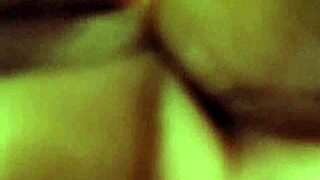 Bikini dancer gives black cock a deepthroat blowjob in POV homemade video