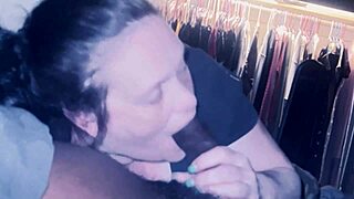 Monster gumjob ends with epic cumshot blast