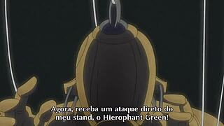 jojo's bizarre adventure stardust crusaders episode 02 dubbed