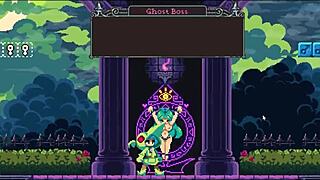 Holy crap, Flip Witch pixel hentai game ep 13 has monster cock titjob! Facial cumshot on big tits is insane!