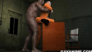 Is This 3D Prisoner Getting Fucked By The Black Cop?