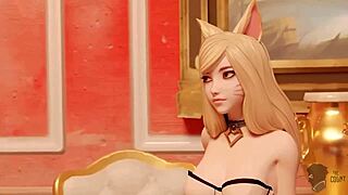 league of legends k da team GETS GANGBANGED in hentai cartoon 😱 group banging fun