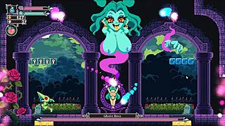 Holy crap, Flip Witch pixel hentai game ep 13 has monster cock titjob! Facial cumshot on big tits is insane!