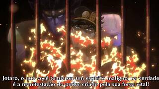 jojo's bizarre adventure stardust crusaders episode 02 dubbed
