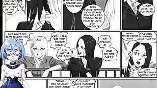 Futanari girls enjoy night out with sexual adventures in anime style