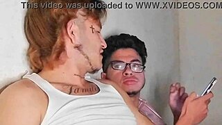 Colombian Chacal Gropes Passive Mexican Making Him Moan