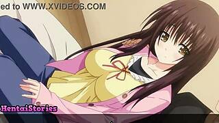 In this hentai, the local slut whore gets passed around and roughly used by multiple partners.